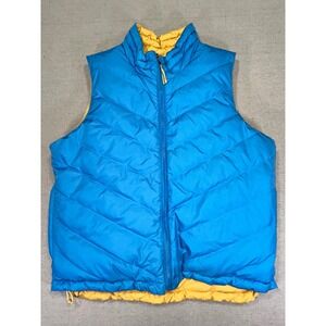 ColdWater Creek Men's Medium Down Vest‎ Reversible Outdoor Hunting Fishing Wear